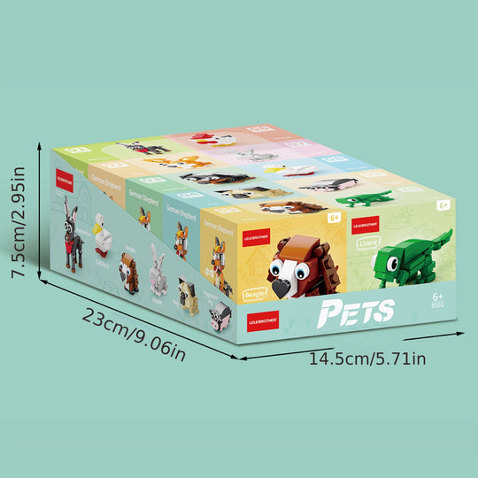 MiniPets™ – 10-in-1 Dierfiguren Bouwset