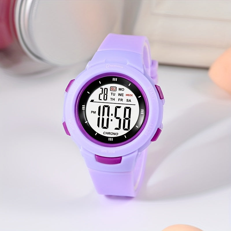 TimeShine™ – Waterdicht Digitaal Kinderhorloge – 30M Lichtgevende Display