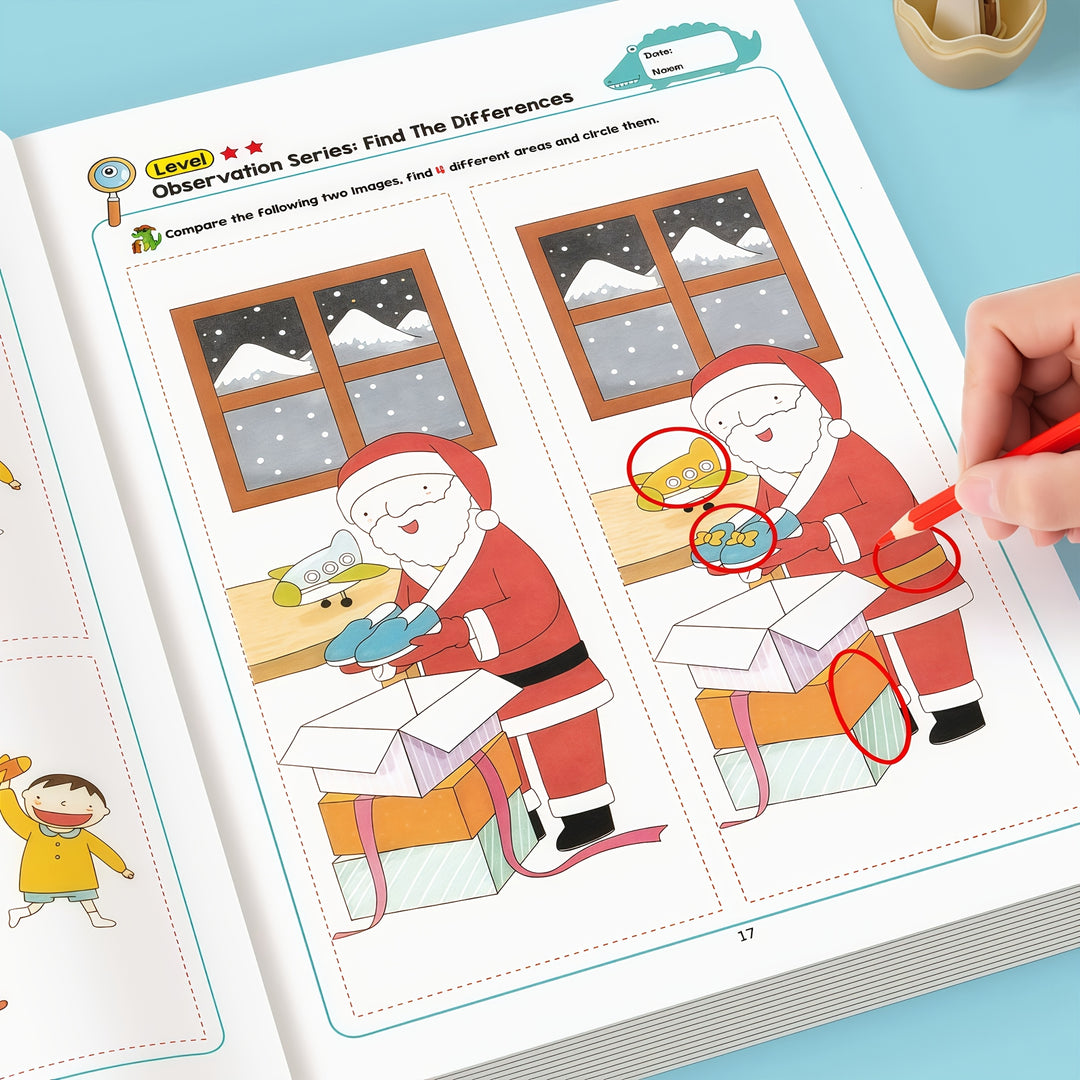 Zoek de verschillen™ – 2-Pack Activiteitenboek voor Oplettende Oogjes