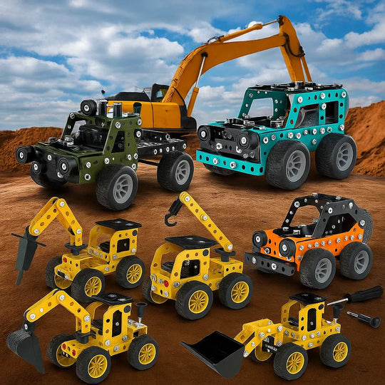 BuildRider™ – Robuust & Educatief – Constructievoertuig Set