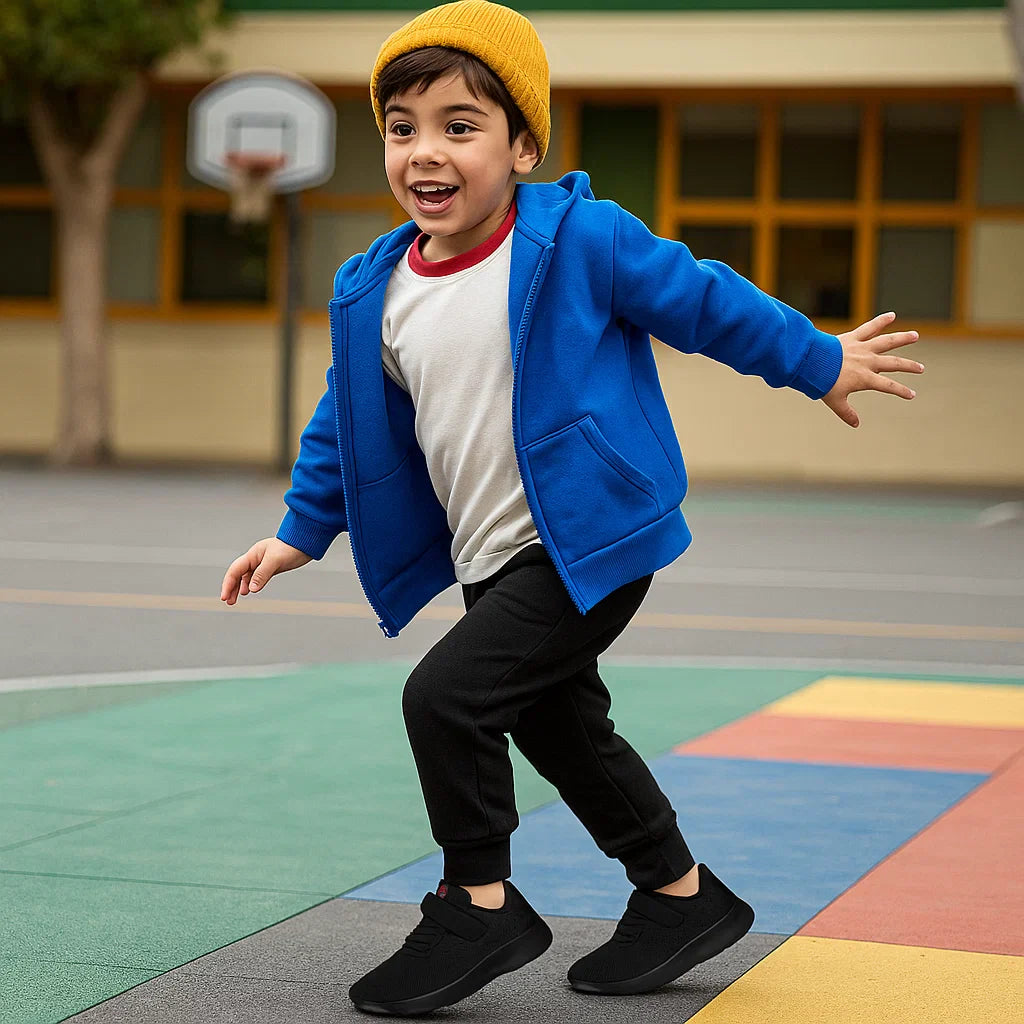 AirMove – Mesh Kinder Sneakers met Flexibele Zool en Treklipje