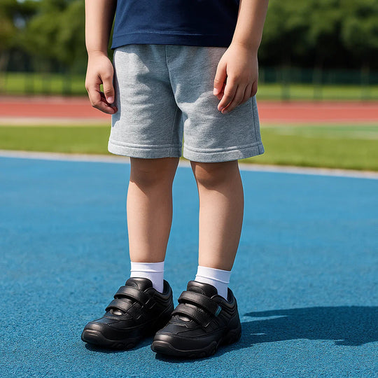 CleanStep – Leren Kinder Sneakers met Klittenband