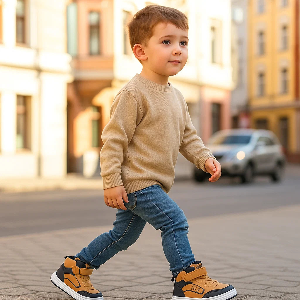 UrbanStep – Hoge Kinder Sneakers met Klittenband
