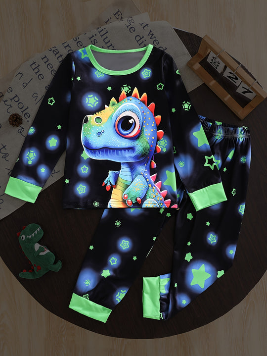 DinoDreams™ – 2-delige Jongens Glow-in-the-Dark Pyjama