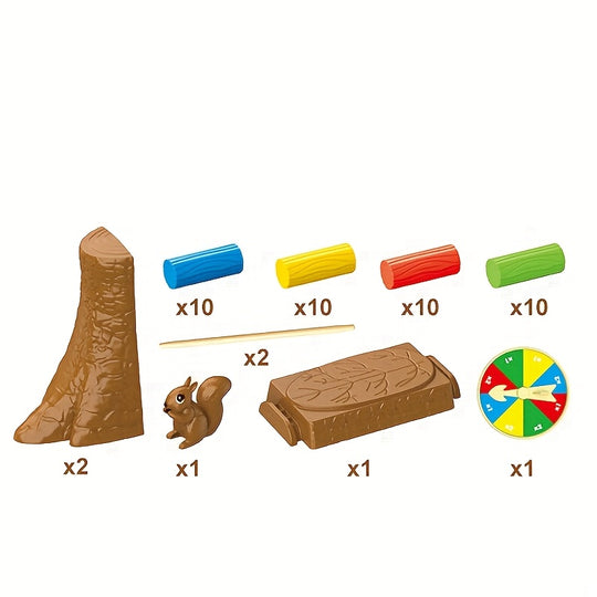 Eekie Tikkie™ – Interactief Eekhoorn Gezins voor Kinderen & Volwassenen | Gezelschapsspel 3 jaar+