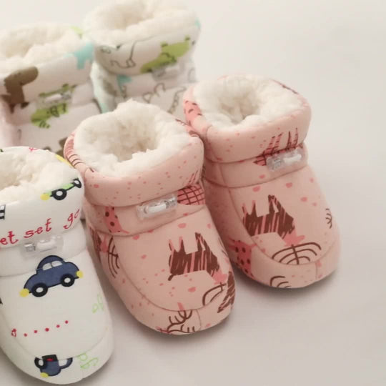 MiloSteps™ – Warme Winterlaarsjes voor Baby’s (0-18 mnd)