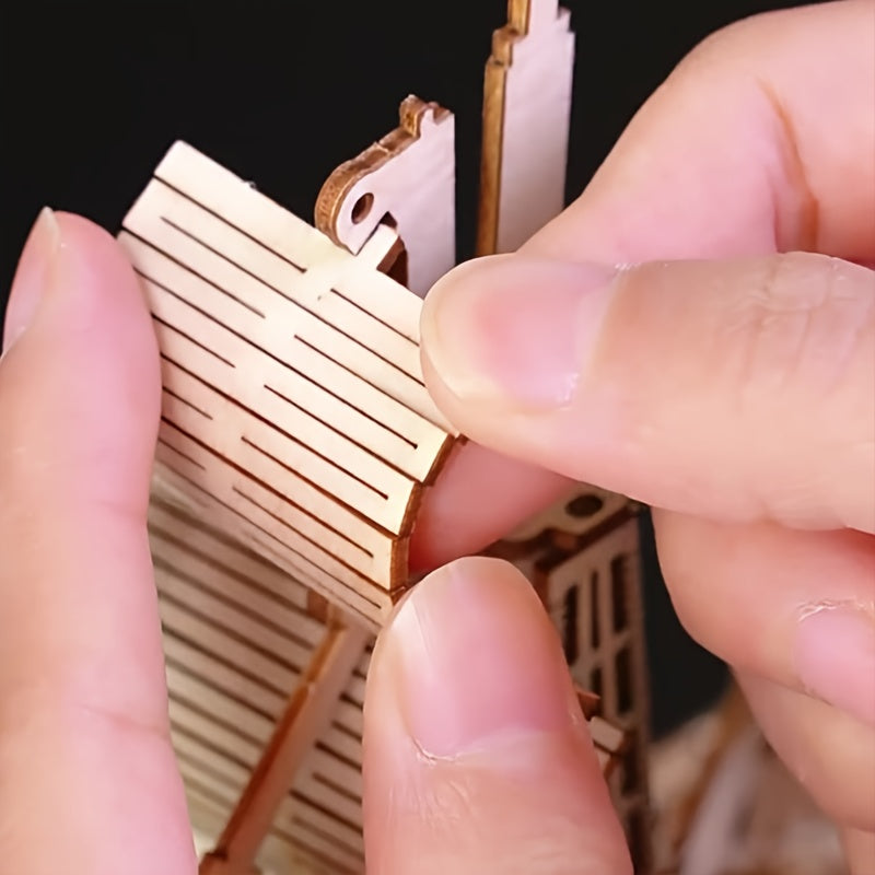 DutchPirate™ – 3D Houten Nederlands Piratenschip Puzzel