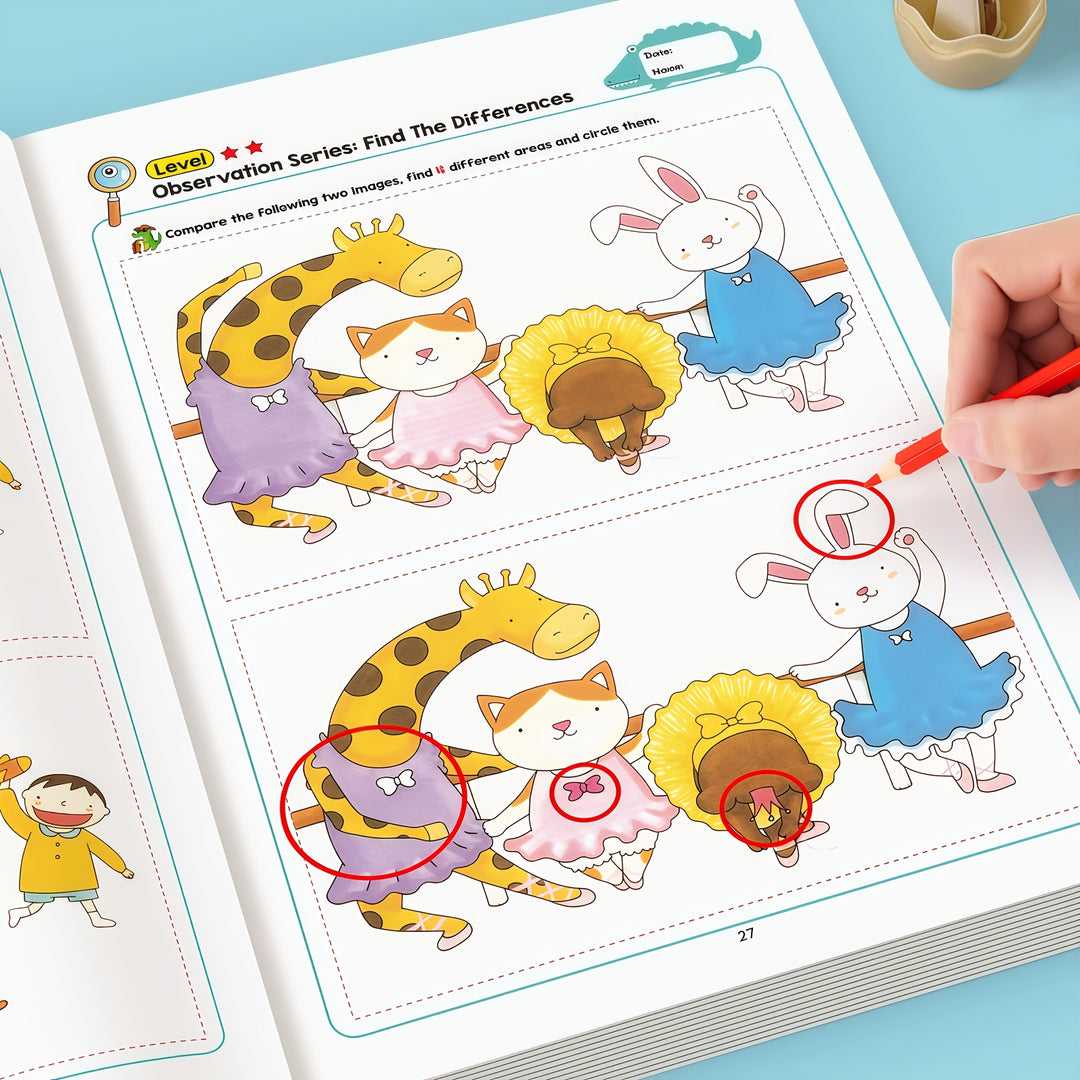Zoek de verschillen™ – 2-Pack Activiteitenboek voor Oplettende Oogjes