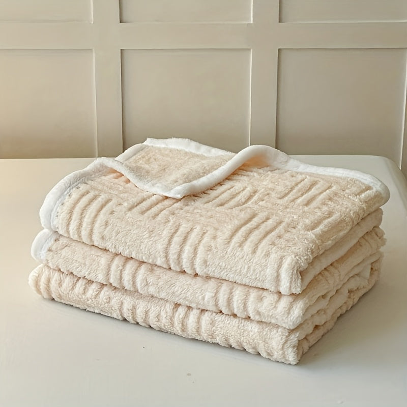 GeoSherpa™ – Omkeerbare Sherpa Deken – Verdikte Taffeta Plaid