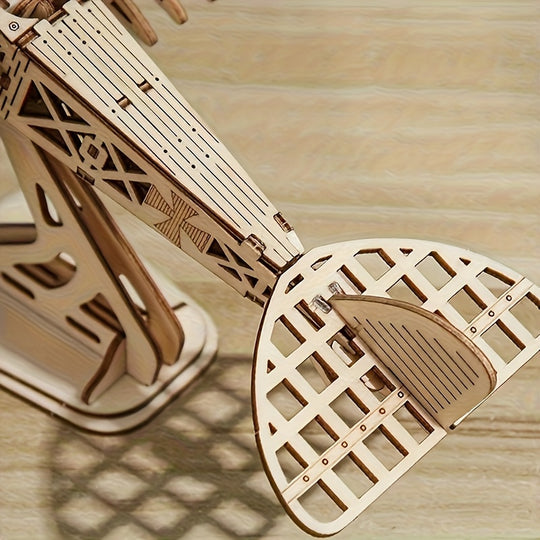 SkyCraft™ – 3D Houten Vintage DIY Vliegtuig Puzzel