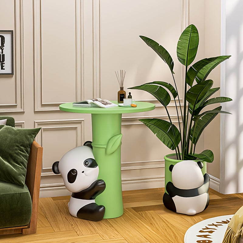 PandaNest™ – Schattig Panda Bijzettafeltje – Klein Koffie- & Nachtkastje