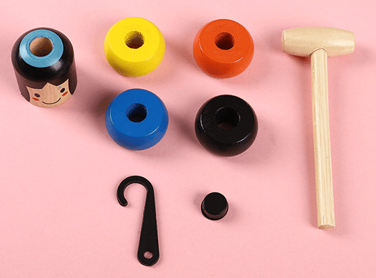 MagicStand™ – Onbreekbare Houten Magische Pop voor Kinderen