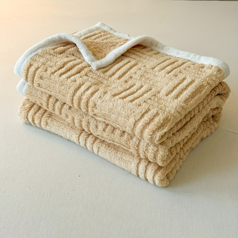 GeoSherpa™ – Omkeerbare Sherpa Deken – Verdikte Taffeta Plaid