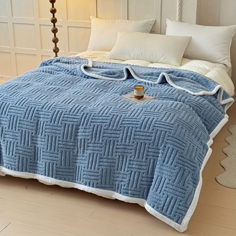 GeoSherpa™ – Omkeerbare Sherpa Deken – Verdikte Taffeta Plaid