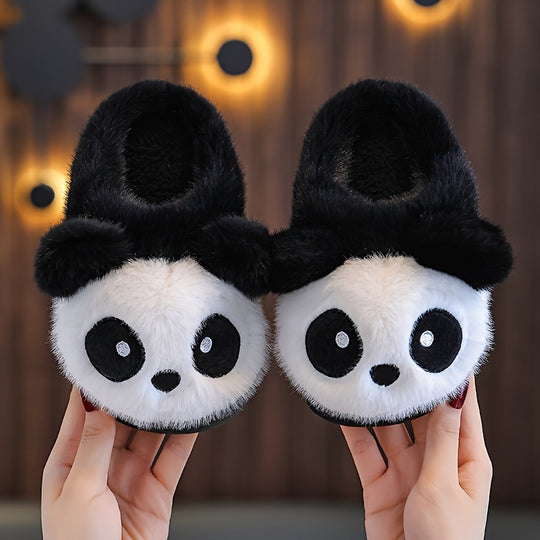 PandaSteps™ – Warme Pluche Winter Slippers voor Kinderen