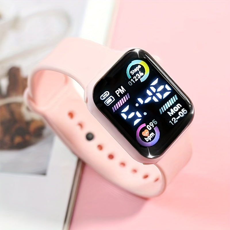 GlamTime™ – 6-delige Fashion Sieraden & Elektronisch Horloge Set