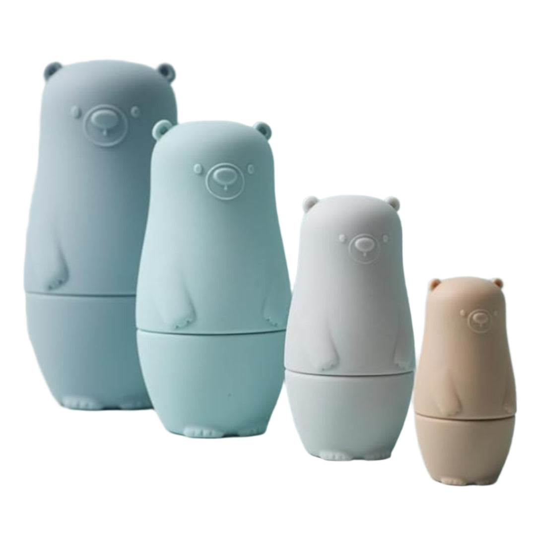 TeddyStack™ – Leren stapelen met plezier – Silicone speelgoed baby
