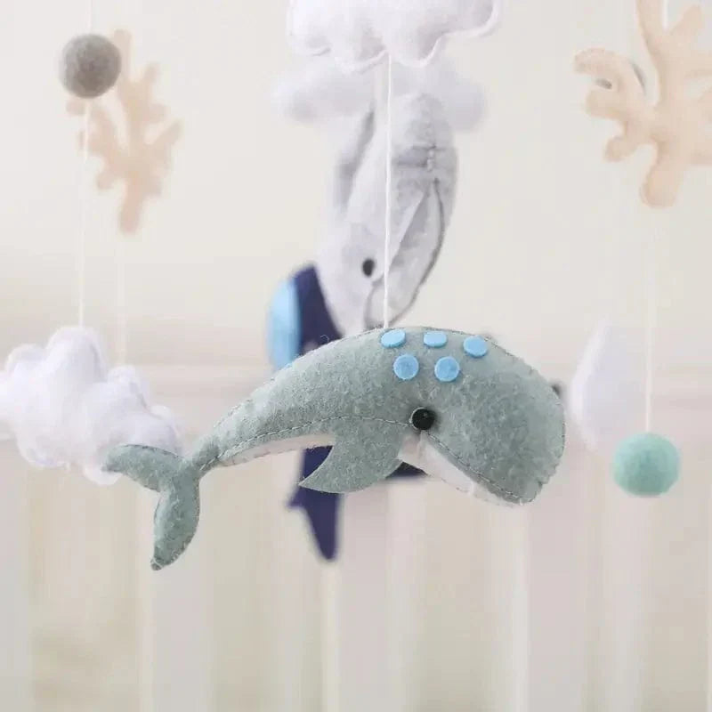 DreamCloud™ / Rustgevende Houten Babymobiel Zonder Batterij