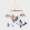 DreamCloud™ / Rustgevende Houten Babymobiel Zonder Batterij