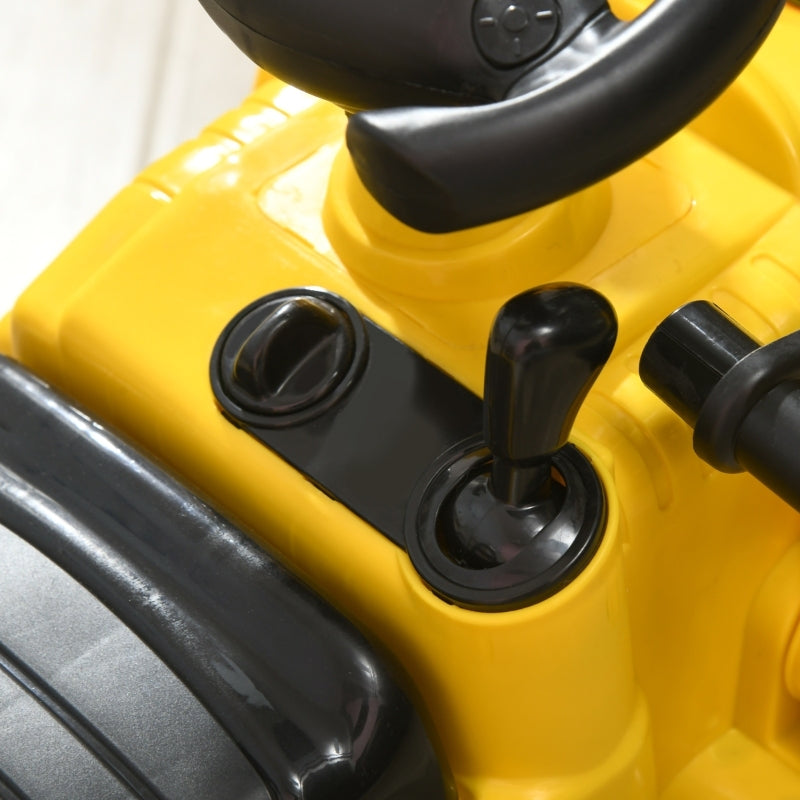 RideDig Pro™ Kinder Graafmachine Tractor – 3-in-1 Ride-On Voertuig met Opbergruimte & Werkende Emmer (Leeftijd 3+)