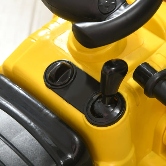 RideDig Pro™ Kinder Graafmachine Tractor – 3-in-1 Ride-On Voertuig met Opbergruimte & Werkende Emmer (Leeftijd 3+)