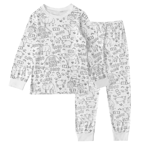 DreamDoodle™ | Inkleurbare Kinder Pyjama