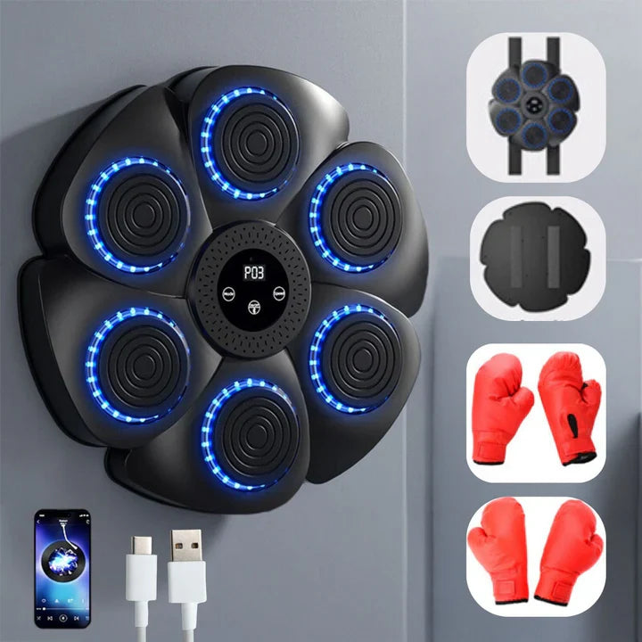 PunchPlay™ – Smart Boksmachine voor Kinderen en Volwassenen – Interactieve Trainer Thuis