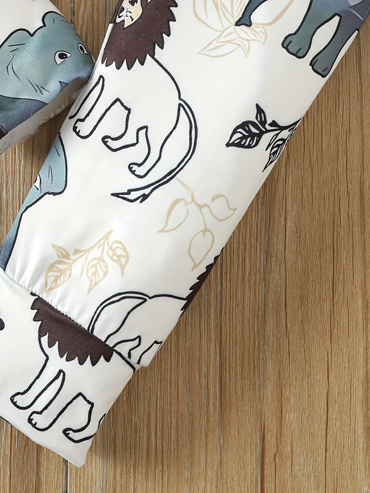 WildSafari™ – Jongens Dierenthema Pyjama Set