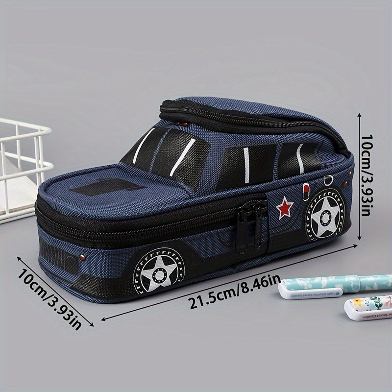 CarCase™ – Auto-vormige Pennenzak met Dubbele Laag