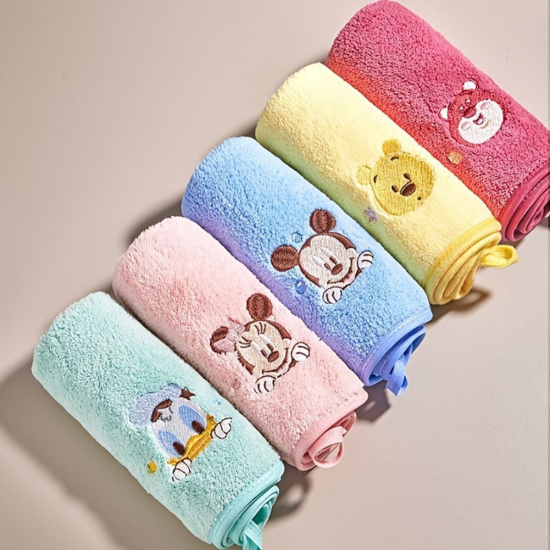 DisneyTowels™ – 5-delige Zachte Coral Fleece Cartoon Washcloth Set