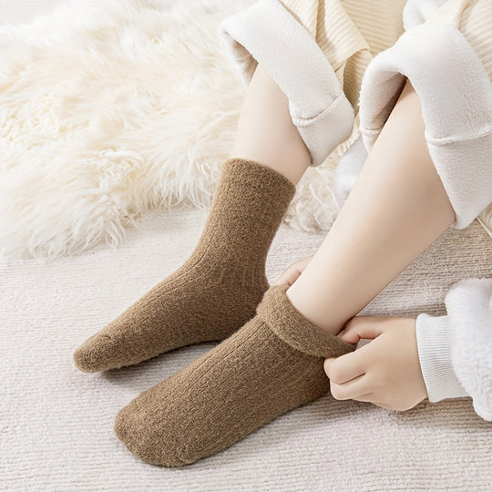 FleeceCozy™ – 3-Pack Kinder Fleece Sokken – Warme Dikke Sokken