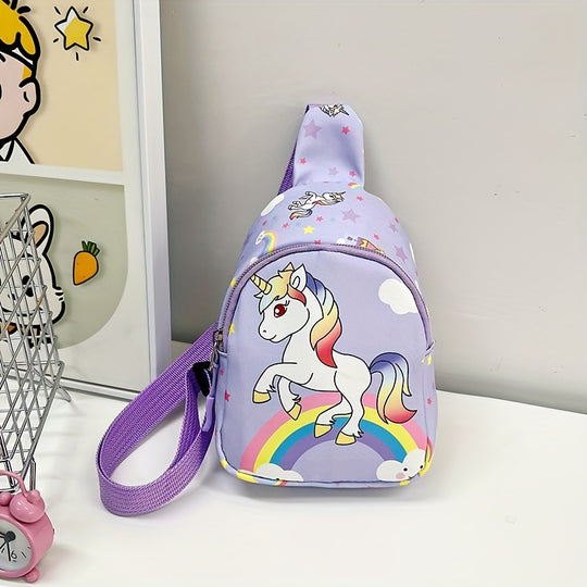 PlayPals™ – Kinder Crossbody Tas met Eenhoorn & Dinosaurus (Leeftijd 3–6 jaar)