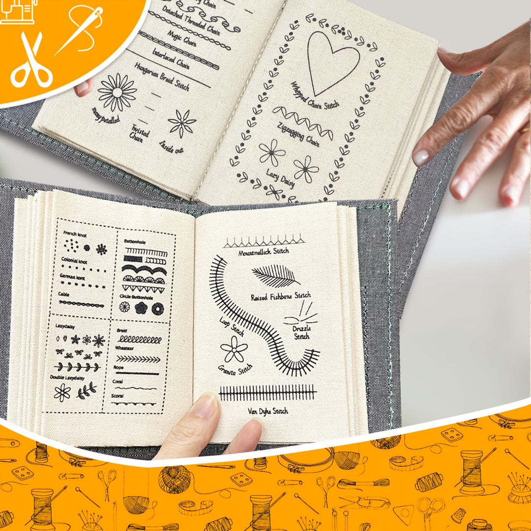 Nieuwe Borduursteek Boek Kit Naai Overal met Instructie Nieuwe Borduursteek Boek Kit Naai Overal met Instructie