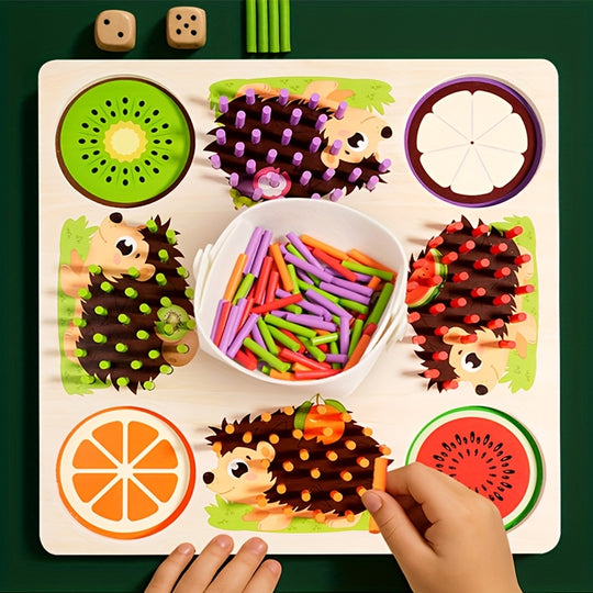 HedgeMatch™ – Kleuren Sorteer Speelgoed - Educatief Spel voor Peuters