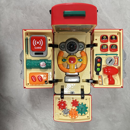 BusDrive™ – Schoolbus Speelgoed met Simulatie Stuur