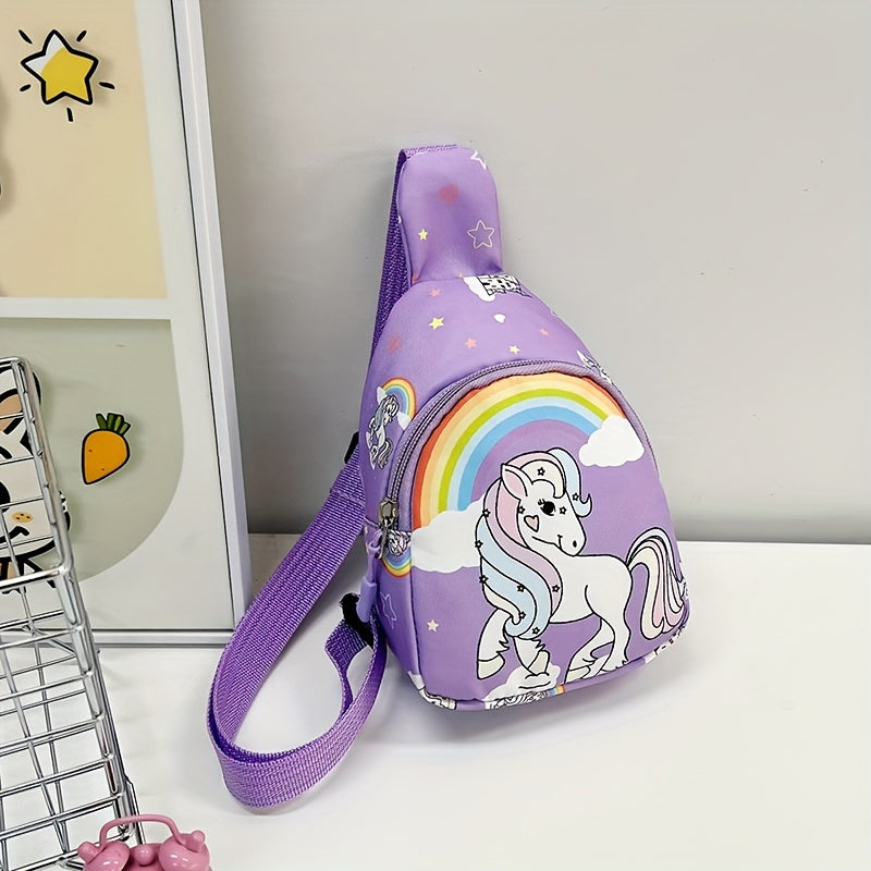 PlayPals™ – Kinder Crossbody Tas met Eenhoorn & Dinosaurus (Leeftijd 3–6 jaar)