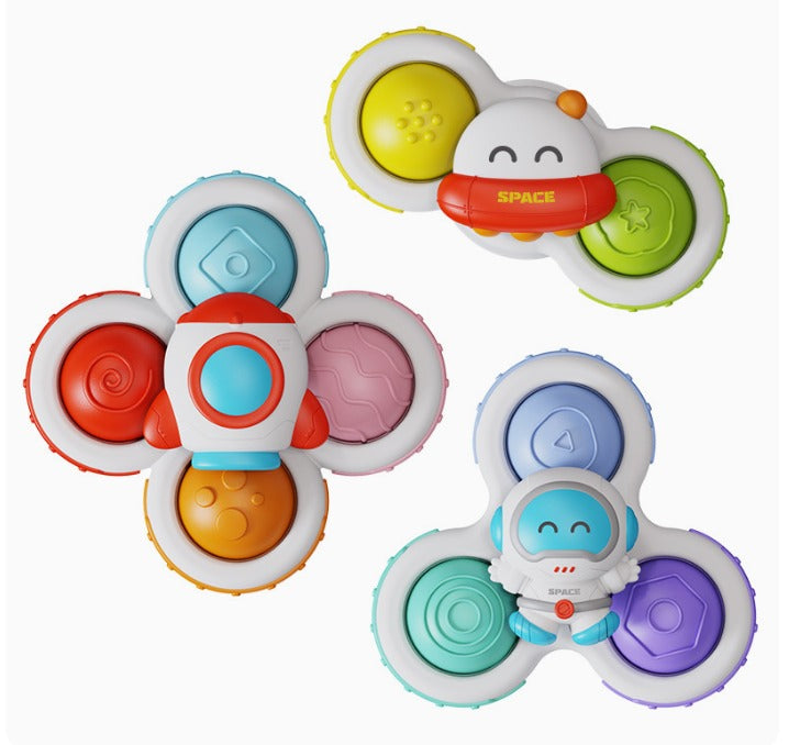 Spin &amp; Play™ – Sensorisk babyspinner (sæt med 3) 