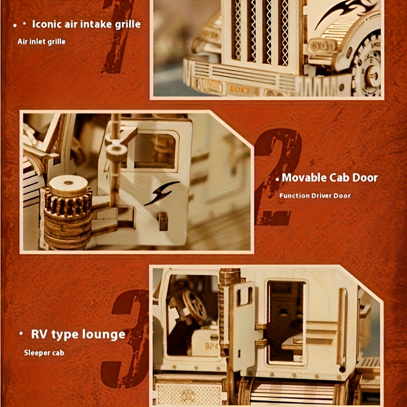 WoodHauler™ – 3D Houten Truck Puzzel