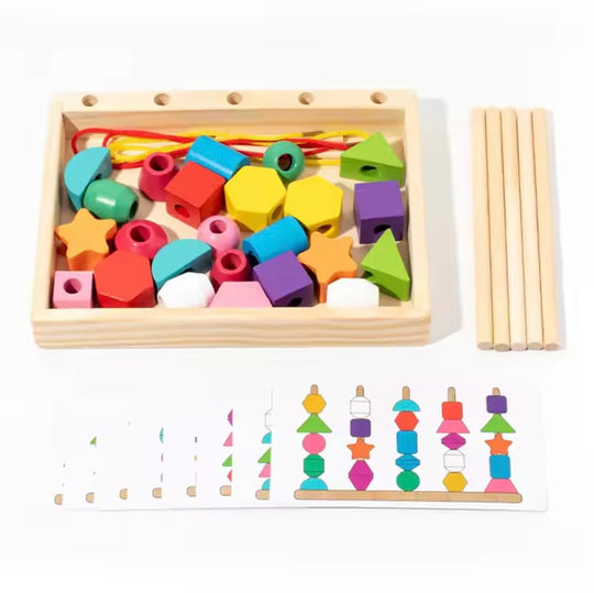 PatternPlay – Montessori Kleuren & Vorm Blokken