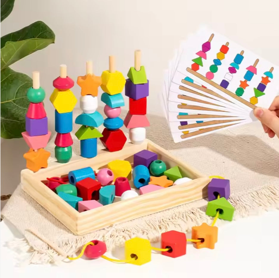 PatternPlay – Montessori Kleuren & Vorm Blokken
