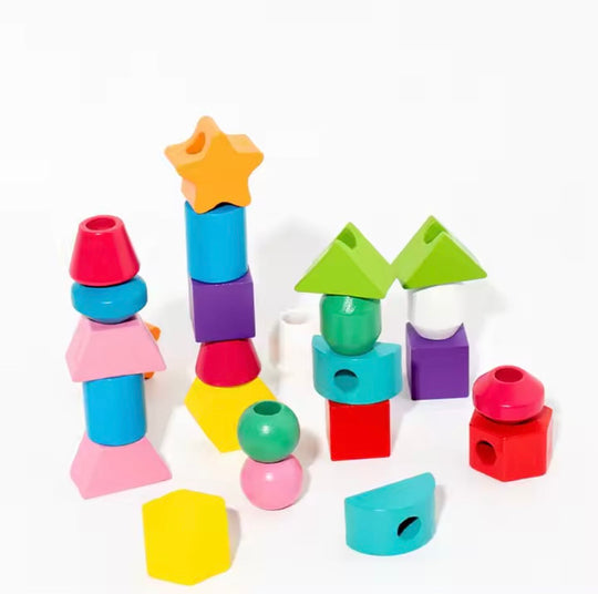 PatternPlay – Montessori Kleuren & Vorm Blokken