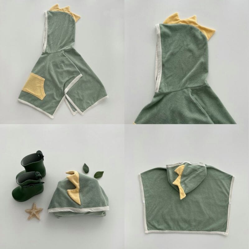 CozyDino™ – Zachte Dinosauriërs Badcape – Plezier Na Het Bad