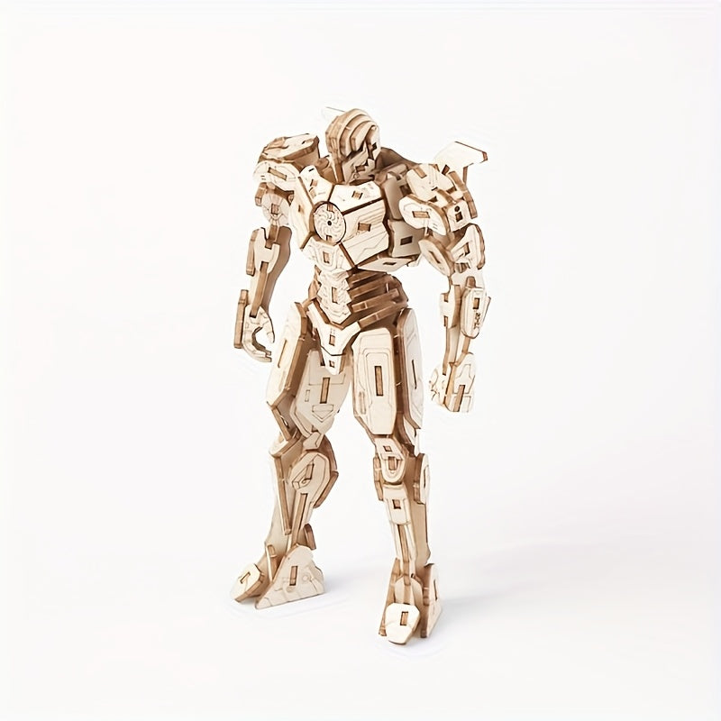 IronWood™ – 3D Houten Robot Puzzel
