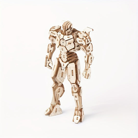 IronWood™ – 3D Houten Robot Puzzel