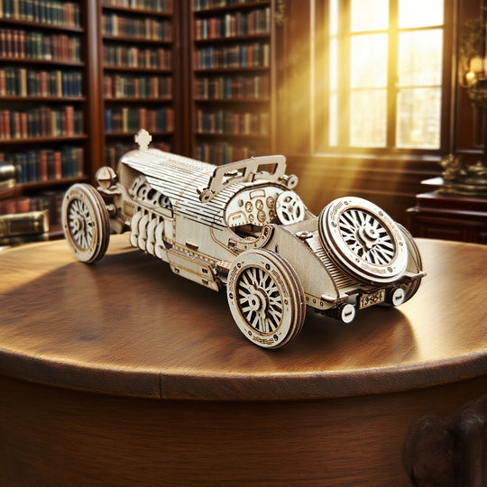 GrandWood™ – 3D Houten Grand Prix Auto Puzzel