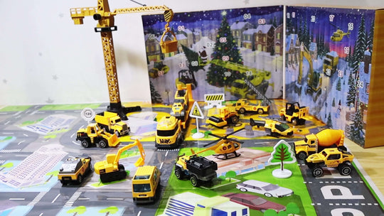 AutoAdvent™ – 24-Delige Legering Mini Auto Kerst Aftelkalender 2025