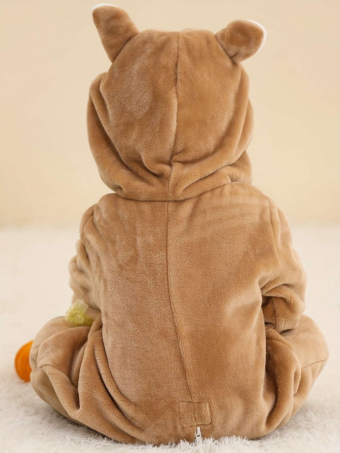 FuzzyCub™ – Schattige Dierenromper met Capuchon voor Babyjongens