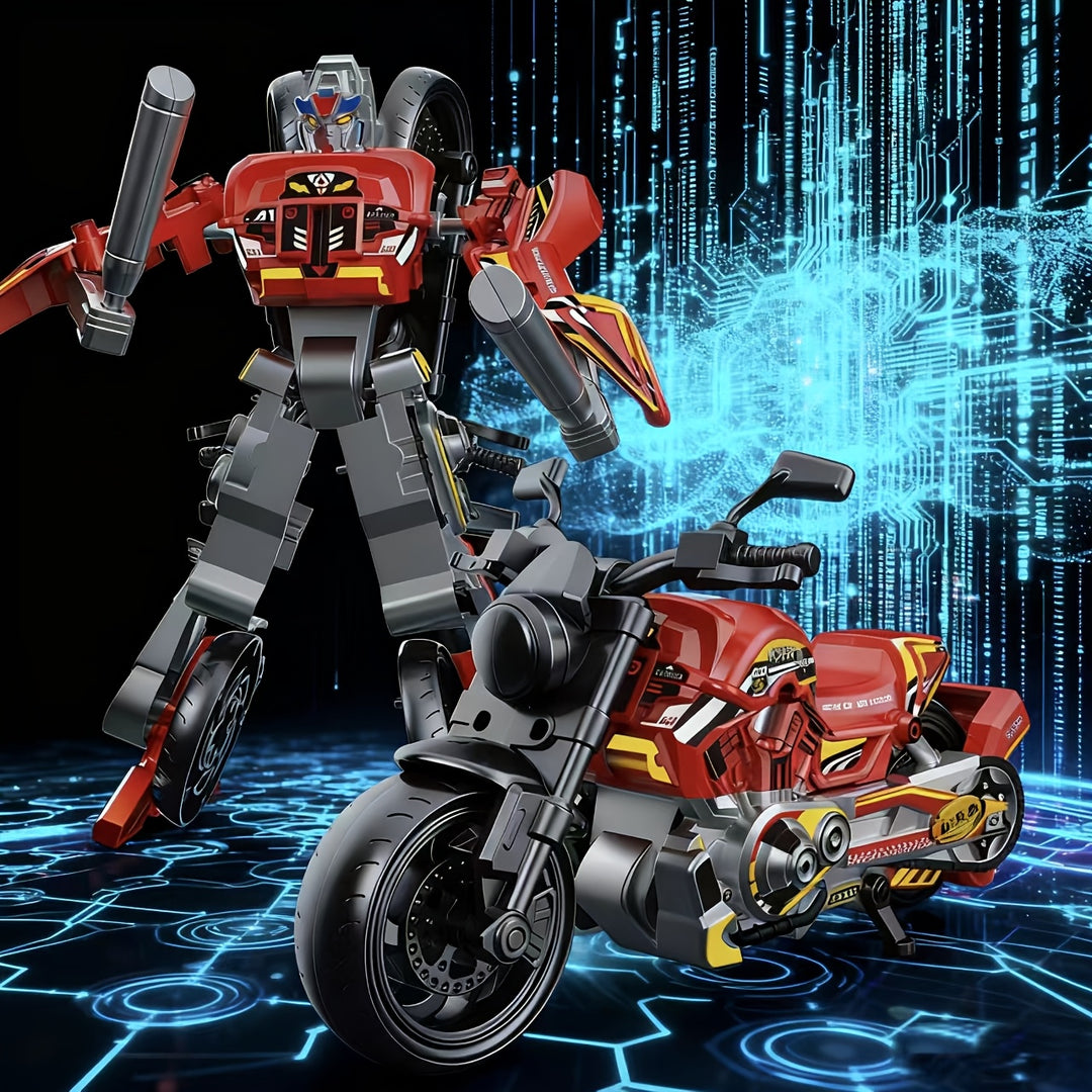 MechaMoto™ – Motorfiets & Robot Modelset