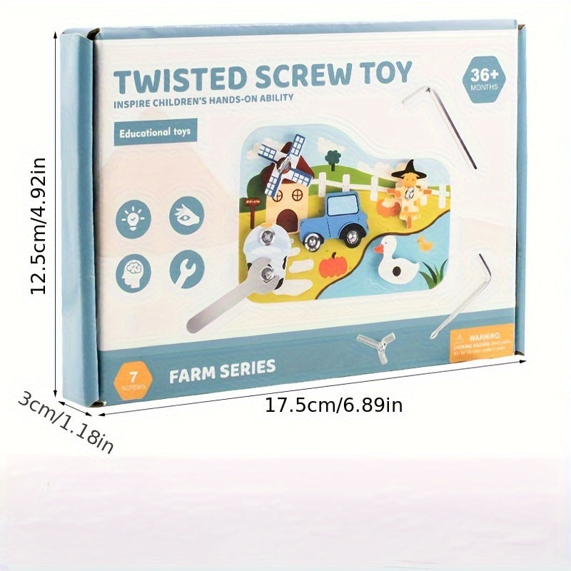 FarmFix™ – Vroege Boerderijdieren Auto Bouwset