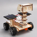 SolarRover™ – 3D Houten Puzzel Educatieve Zonne-robot Bouwset